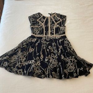 Beautiful Free People Embroidered cocktail dress